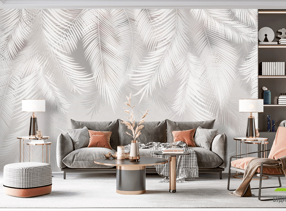 выбрать Фотообои Веточки с тоненьких листиков Каталог фотообоев на стену