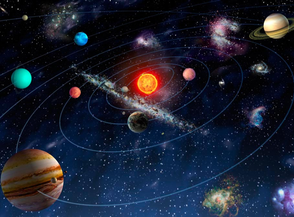 выбрать Фотообои Солнечная система Каталог фотообоев на стену