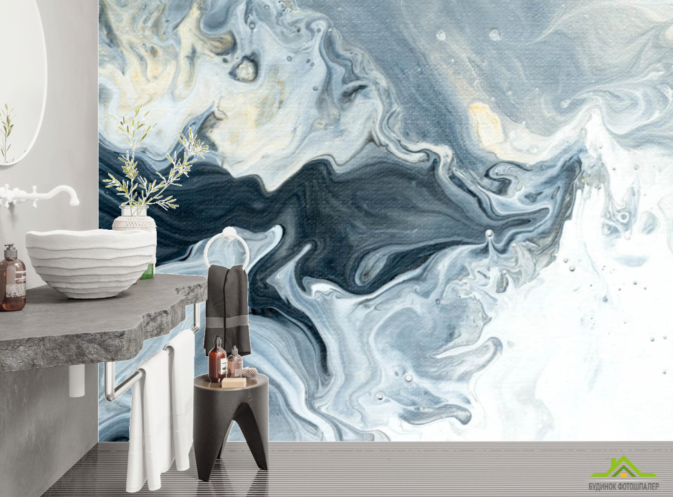 выбрать Фотошпалери Абстракція блакитна Каталог фотошпалер на стіну