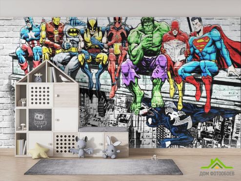 выбрать Фотообои Супергерои  на стену