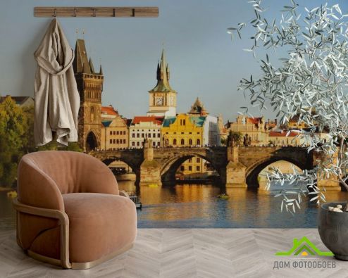 выбрать Фотообои Прага, Карлов мост Фотообои Фотообои Города: фото, разноцветный  на стену