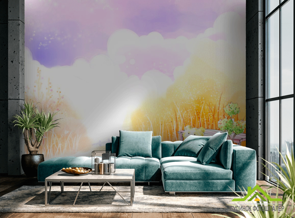 выбрать Фотообои Пикник Фотообои Иллюстрации на стену