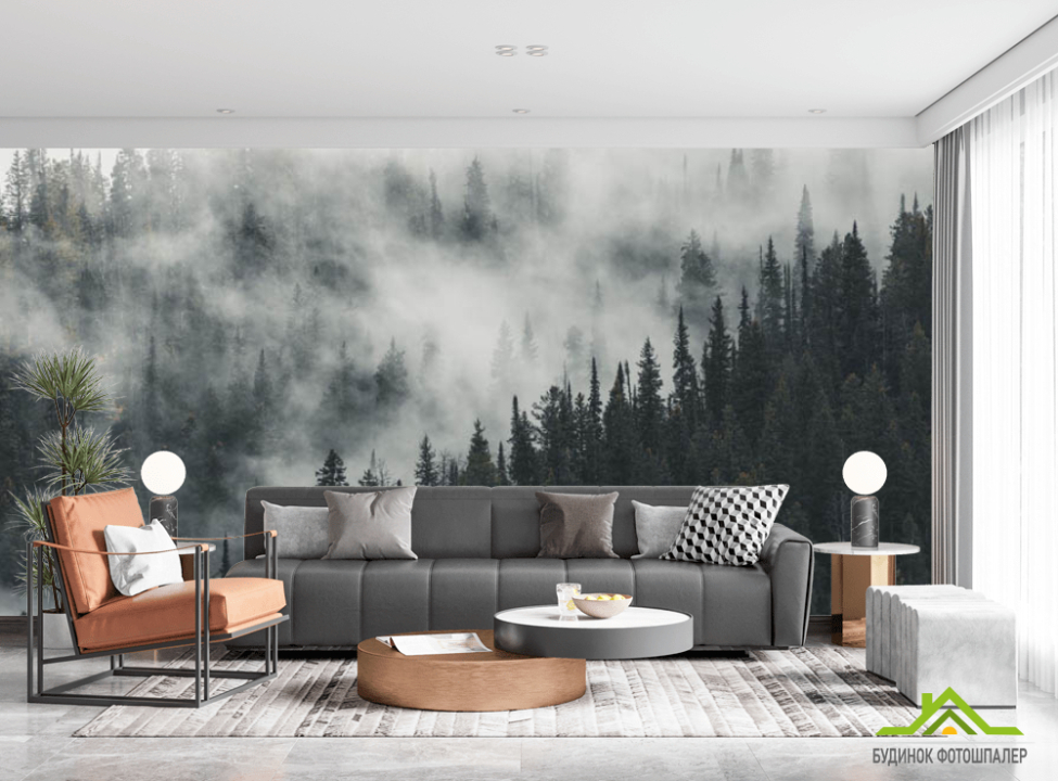 выбрать Фотообои Туманный лес Каталог фотообоев на стену