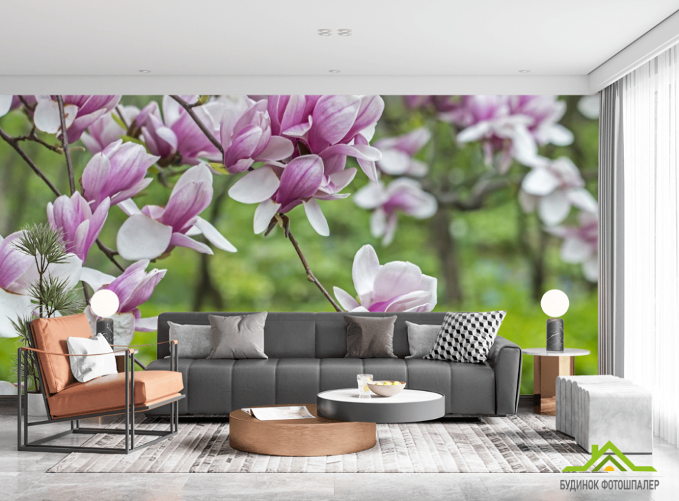 выбрать Фотообои нежная магнолия Каталог фотообоев на стену