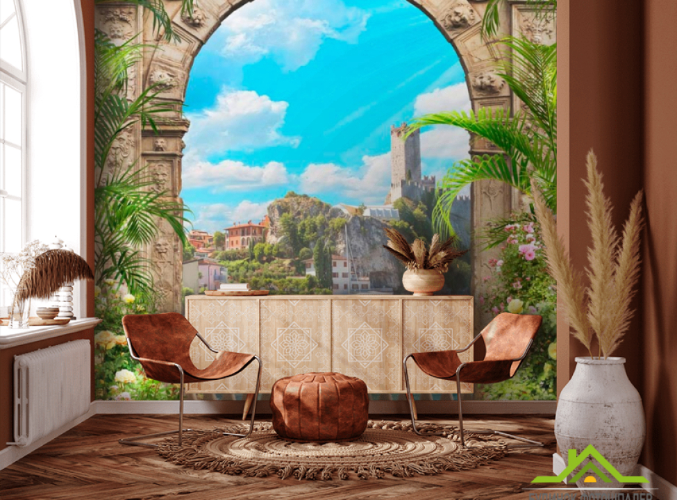 выбрать Фотошпалери Арка, замок Каталог фотошпалер на стіну