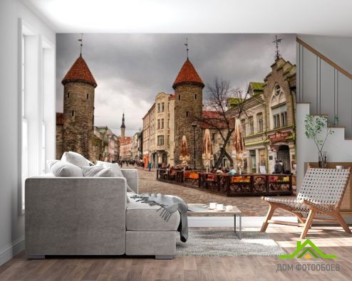 выбрать Фотообои Улица в Таллине, Эстония Фотообои Фотообои Города: фото  на стену