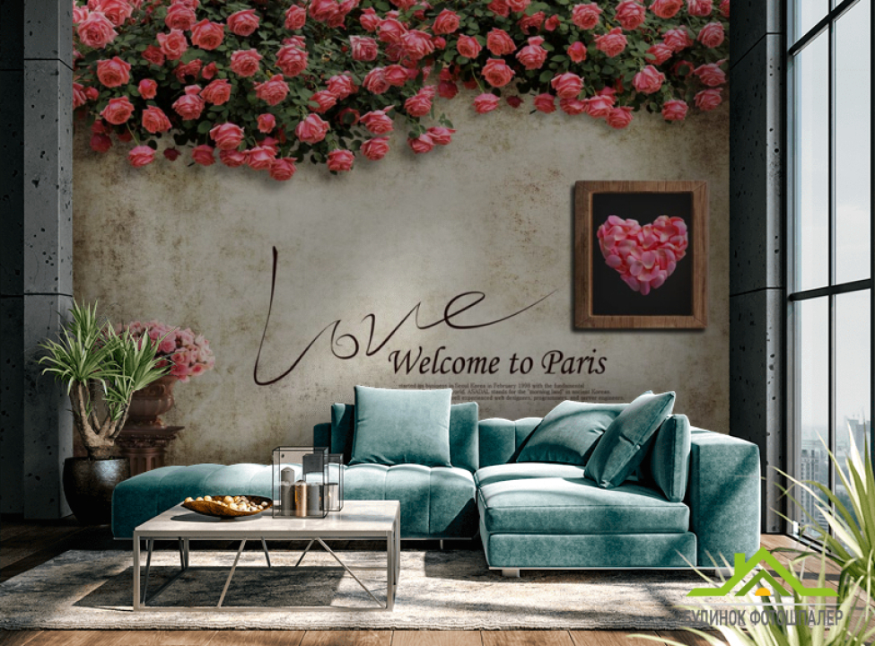 выбрать Фотообои Цветочная стена Каталог фотообоев на стену