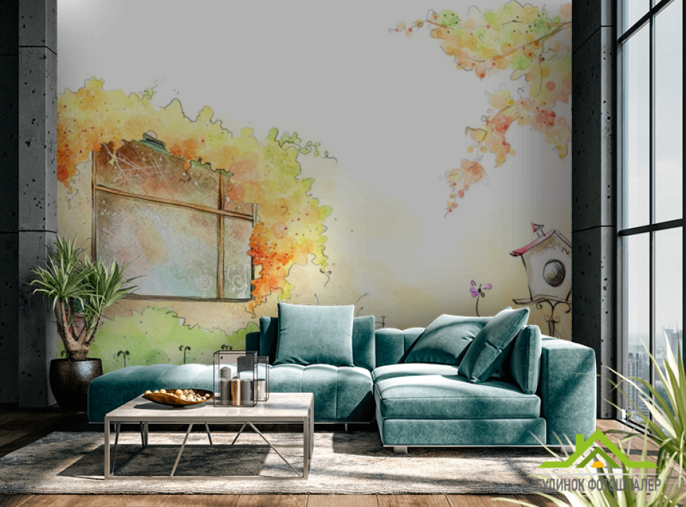 выбрать Фотошпалери Скворешник Каталог фотошпалер на стіну