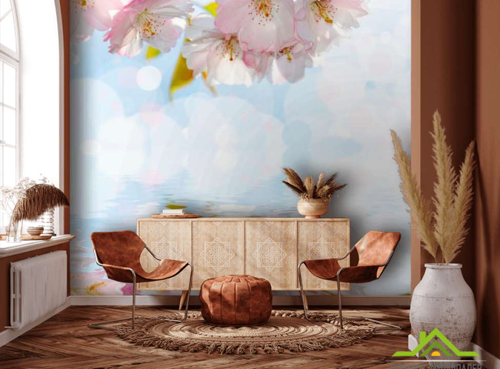 выбрать Фотошпалери Квітуча вишенька Каталог фотошпалер на стіну