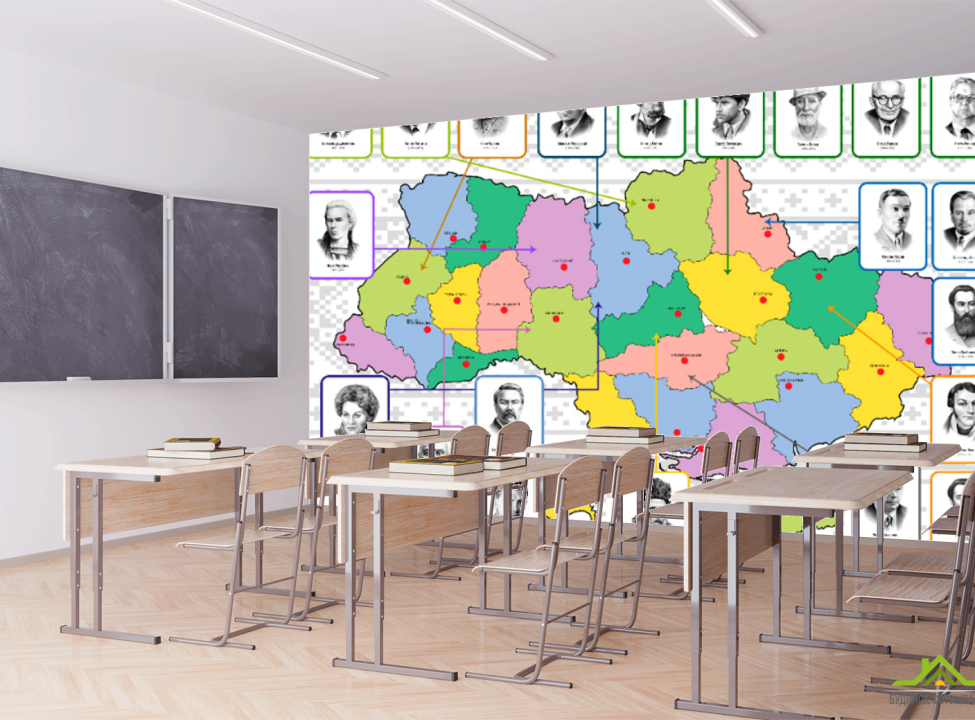 выбрать Фотообои карта Украины Каталог фотообоев на стену