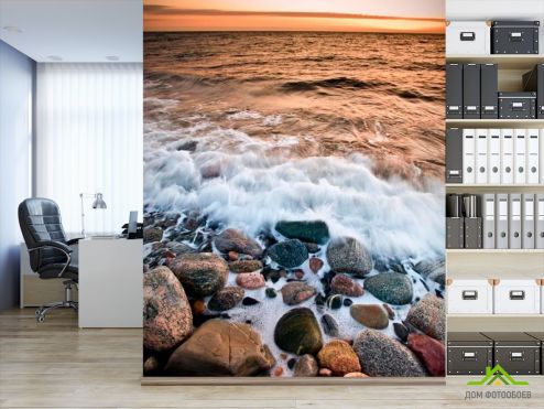 выбрать Фотообои Волна на камнях Фотообои Фотообои Море: фото  на стену