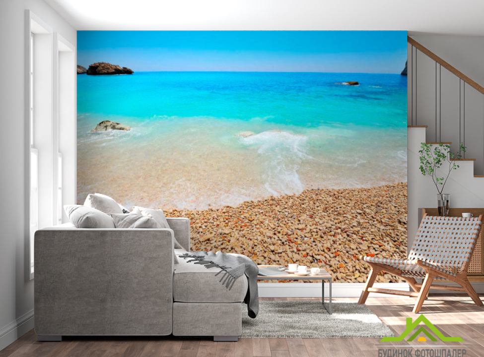 выбрать Фотошпалери Галька і хвилі Каталог фотошпалер на стіну