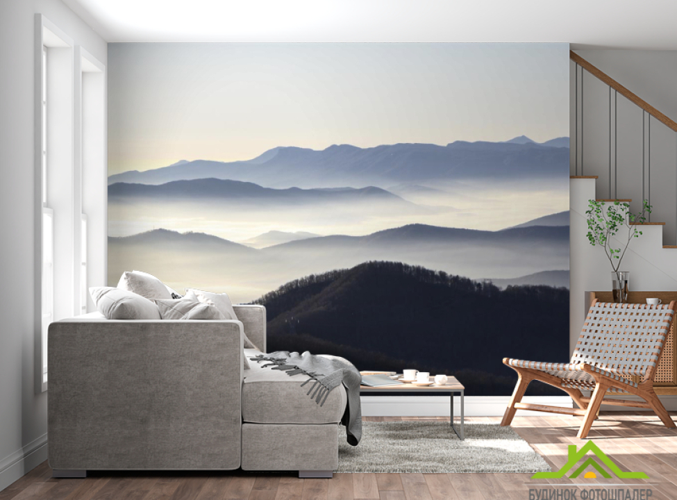 выбрать Фотошпалери гори за горами Фотошпалери в скандинавському стилі на стіну