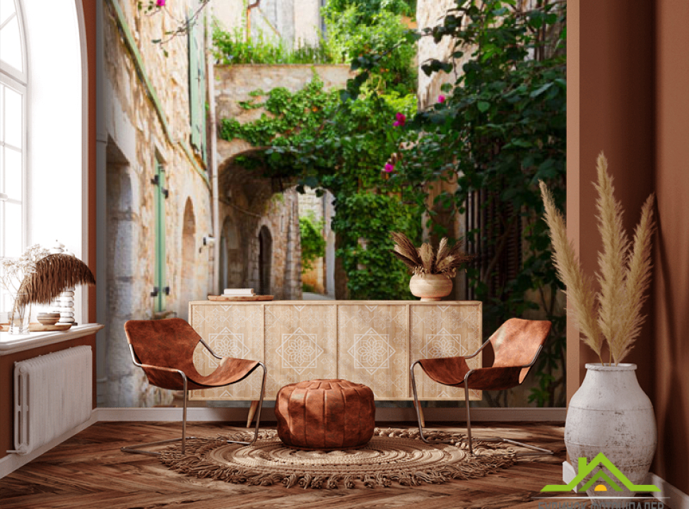 выбрать Фотообои Улочка в старом городе Каталог фотообоев на стену