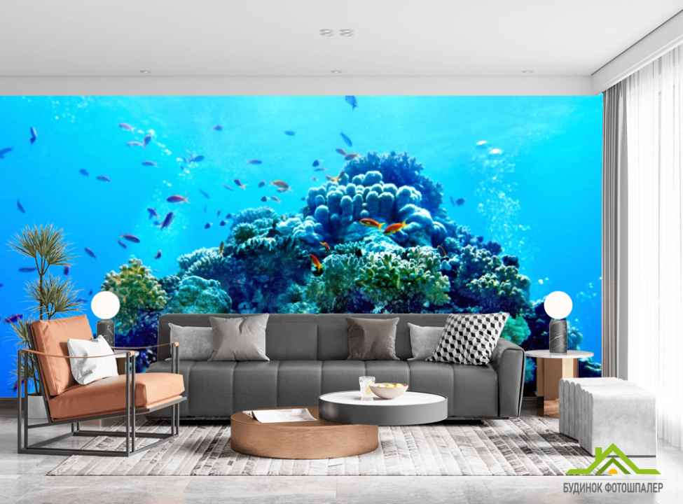 выбрать Фотообои Кораллы на дне моря Фотообои Море на стену