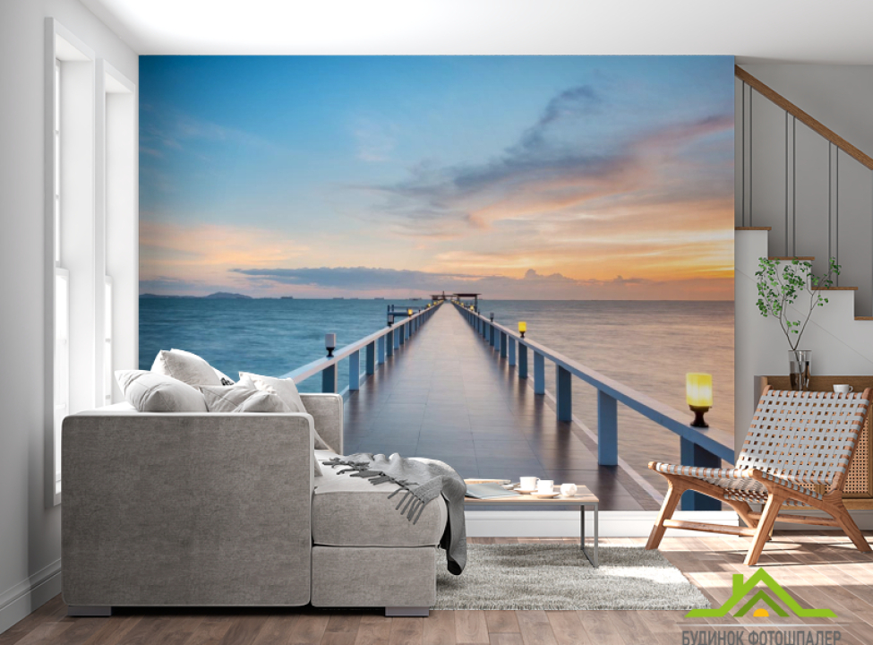 выбрать Фотошпалери Захід на пірсі Каталог фотошпалер на стіну