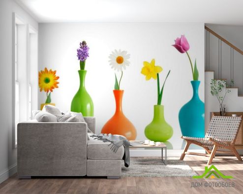 выбрать Фотошпалери Квіти у вазах Фотошпалери, колір: «фото» на стіну
