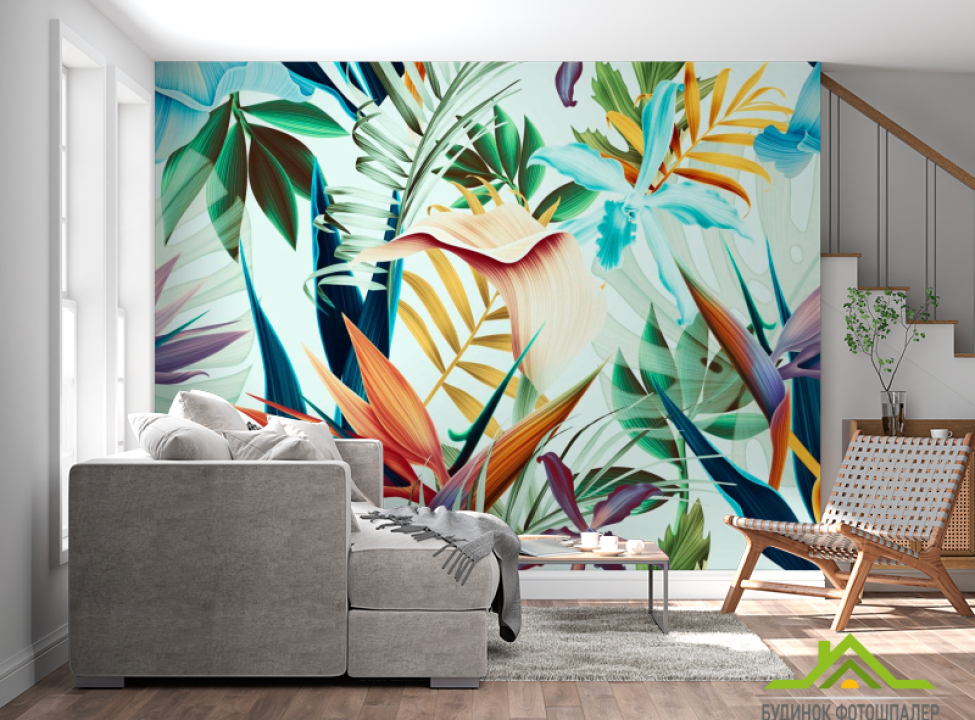 выбрать Фотошпалери Тропічні листя Каталог фотошпалер на стіну