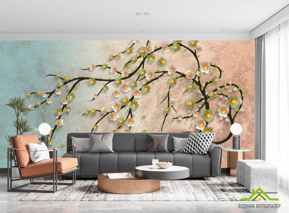 выбрать Фотообои Дерево лепка Фотообои 3Д на стену