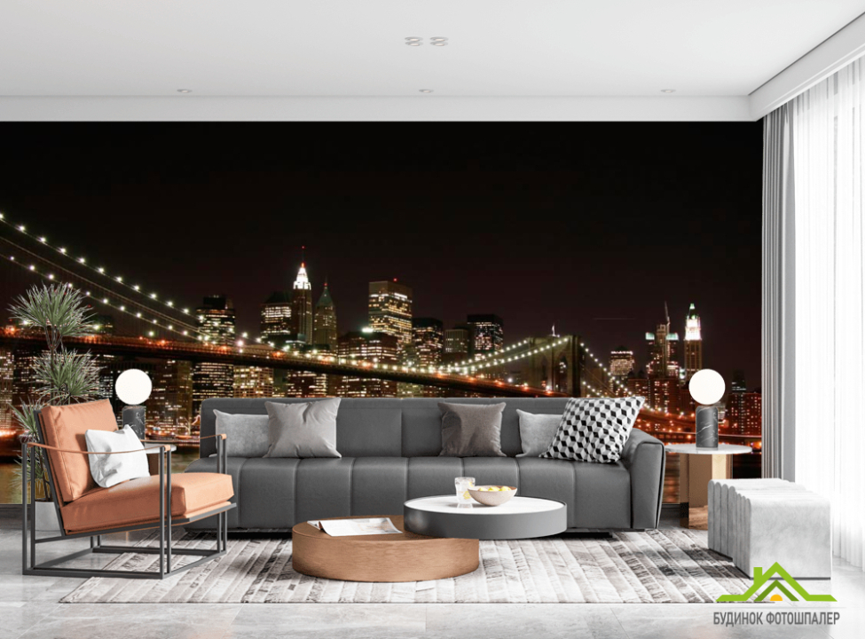 выбрать Фотообои Спокойный мост New York Фотообои Город на стену