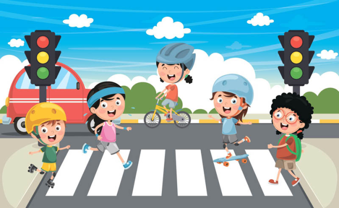 Фотообои Дети на дороге