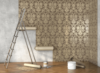 Чи можна фотошпалери клеїти на шпалери