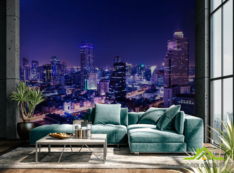 выбрать Фотошпалери нічне місто Каталог фотошпалер на стіну