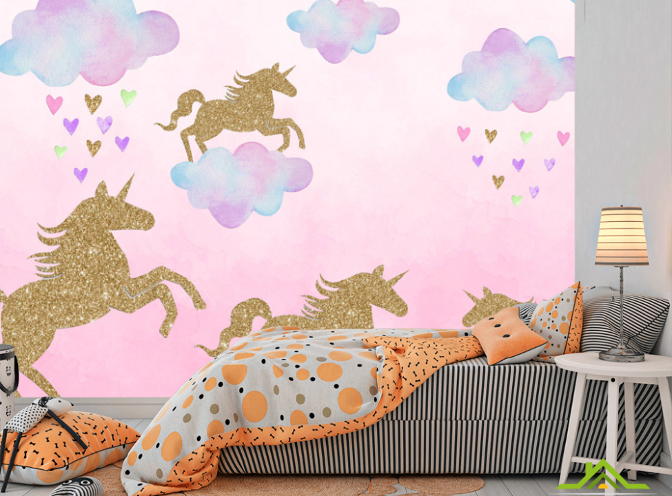 выбрать Фотошпалери Золоті конячки Фотошпалери Little kids на стіну