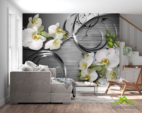 выбрать Фотообои Орхидеи 3д Фотообои Цветы на стену