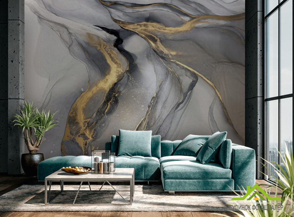 выбрать Фотошпалери флюїд з золотом Каталог фотошпалер на стіну