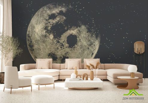 выбрать Фотообои луна Фотообои Фотообои Космос: горизонталная, горизонтальная ориентация на стену