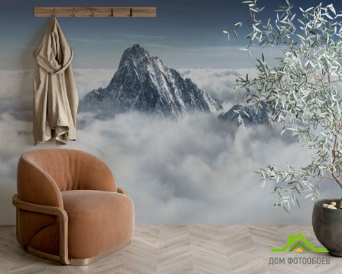 выбрать Фотообои Туманные горы Фотообои Фотообои Природа: горизонталная, горизонтальная ориентация на стену