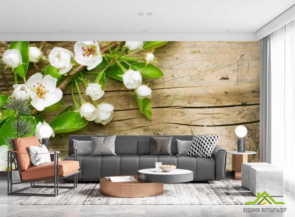 выбрать Фотообои Ландыши на лавке Каталог фотообоев на стену