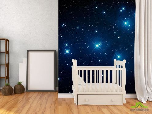 выбрать Фотообои Звезды в небе Фотообои Фотообои Космос: вертикальная, рисунок ориентация на стену