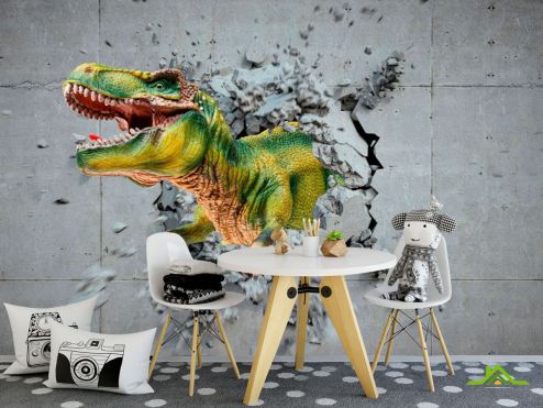выбрать Фотообои Динозавр 3Д Фотообои в детскую на стену