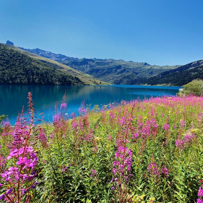 Фотошпалери Гірське озеро