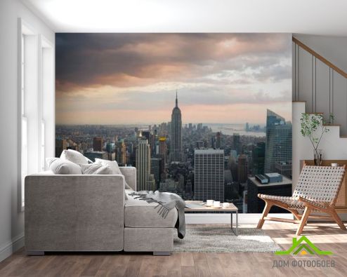 выбрать Фотообои Нью Йорк Фотообои Фотообои Города: горизонталная, горизонтальная ориентация на стену