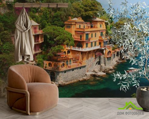 выбрать Фотообои Лигурийское побережье Италии Фотообои Фотообои Города: горизонталная, горизонтальная ориентация на стену