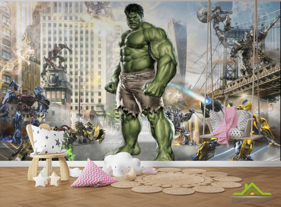 выбрать Фотообои Халк и трансформеры Каталог фотообоев на стену