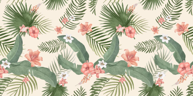 Фотообои Принт тропики