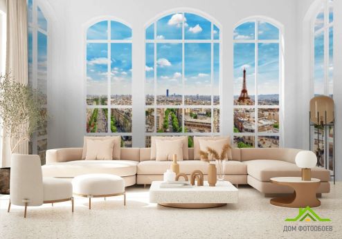 выбрать Фотообои Вид из окна на Париж Фотообои Фотообои Вид из окна: горизонталная, горизонтальная ориентация на стену