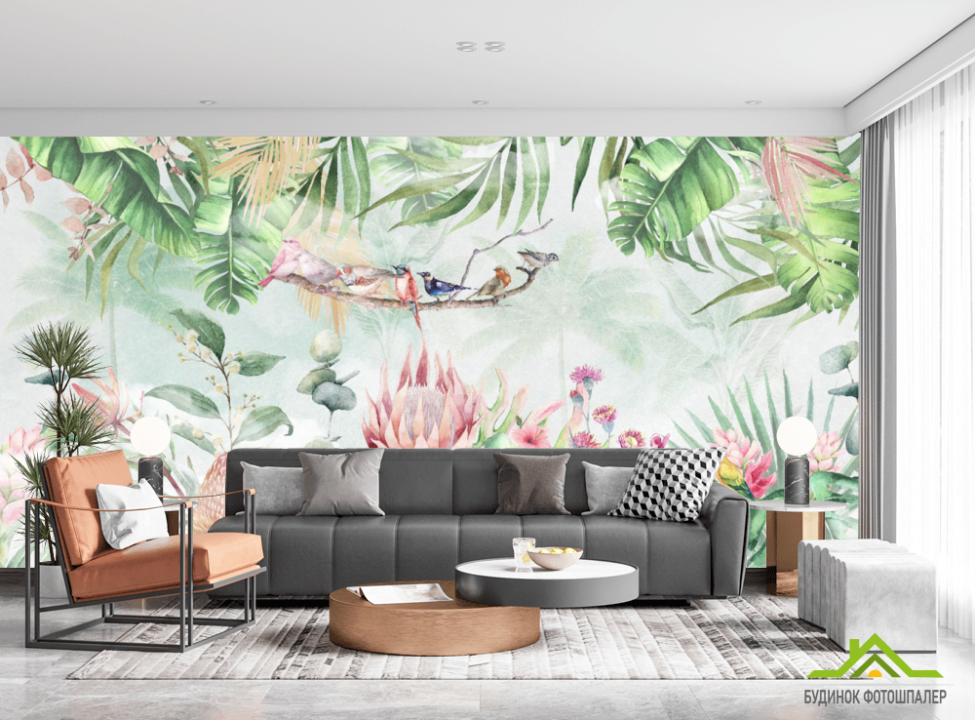 выбрать Фотошпалери Тропічні листя Каталог фотошпалер на стіну