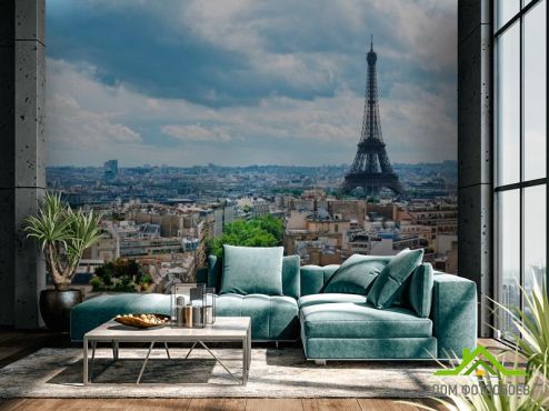 выбрать Фотообои Эйфелева башня, Париж Фотообои Фотообои Города: горизонталная, горизонтальная, фото ориентация на стену