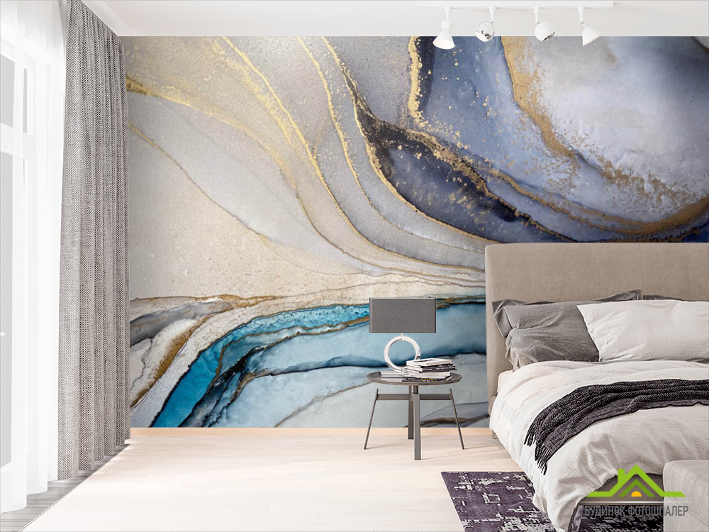 Фотообои Акварельный fluid art