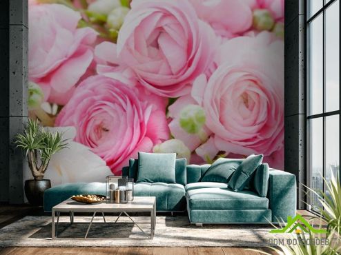 выбрать Фотообои Букет розовых пионов  на стену
