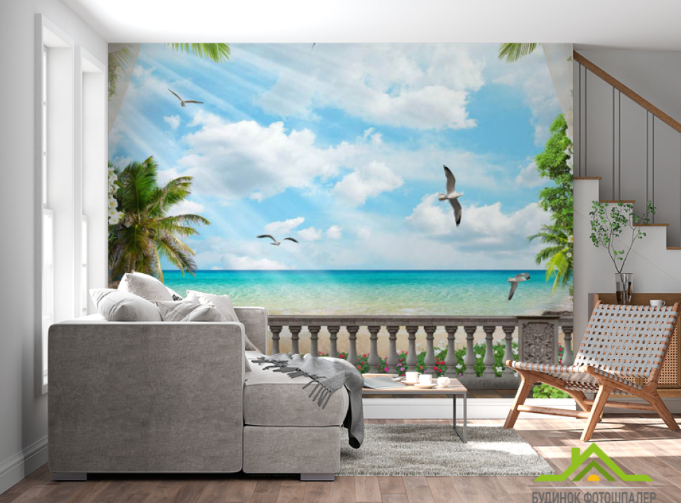 выбрать Фотошпалери Фреска море Каталог фотошпалер на стіну