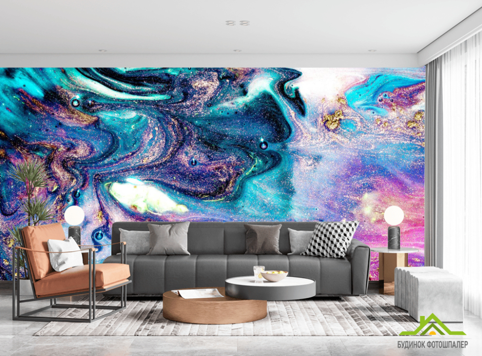 выбрать Фотообои Яркий Fluid art Фотообои Fluid art на стену