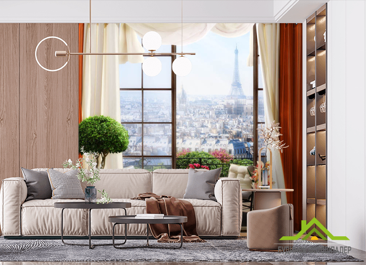 Фотообои Вид из окна на Париж