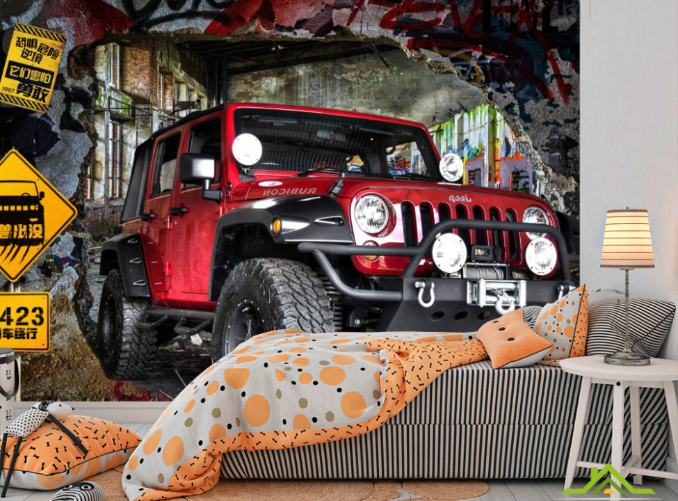 выбрать Фотошпалери Джип графіті Каталог фотошпалер на стіну