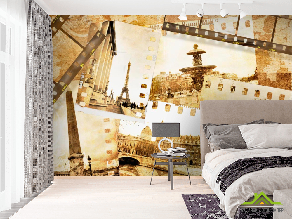 Фотообои Фотопленка, Париж